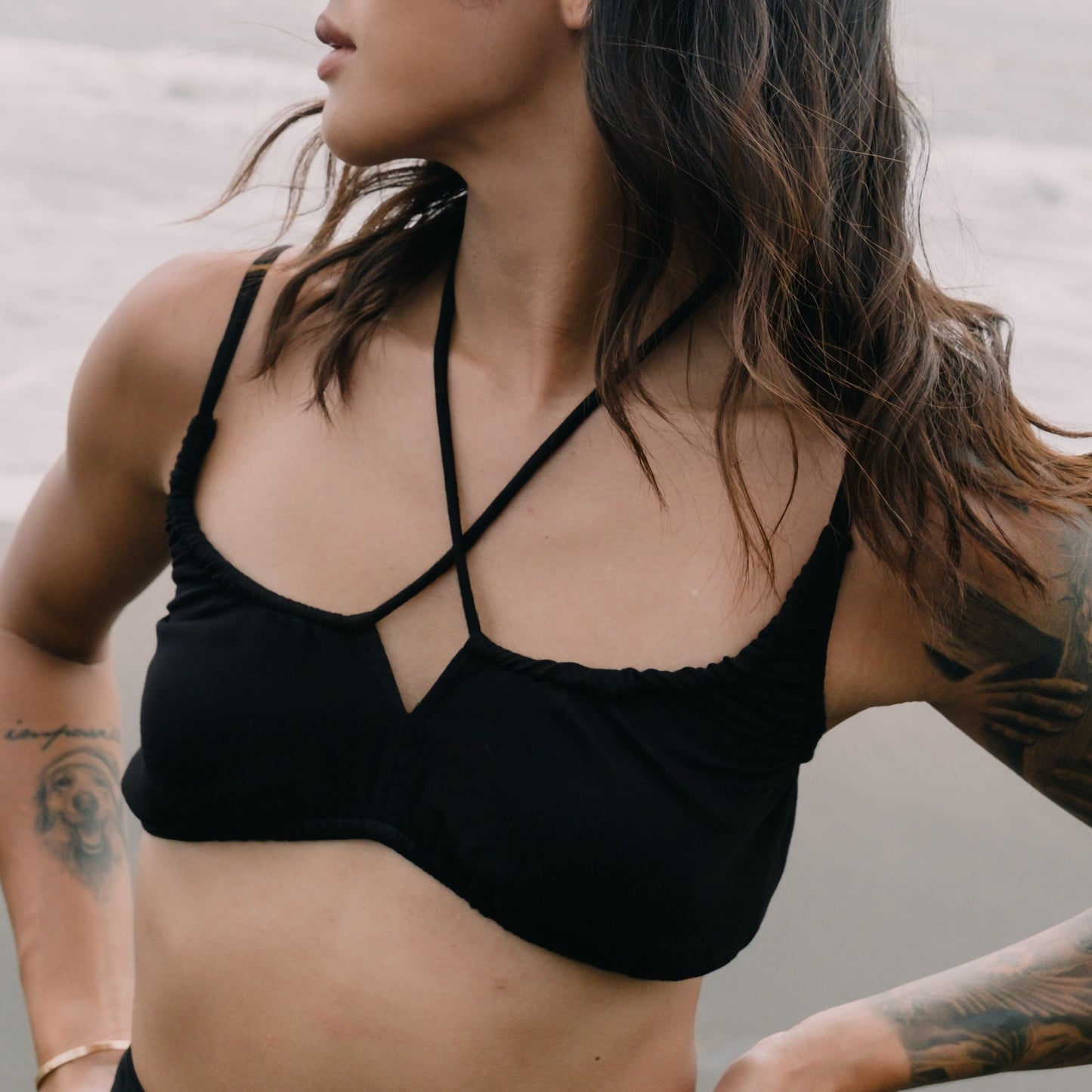 Daisy Top in Black
