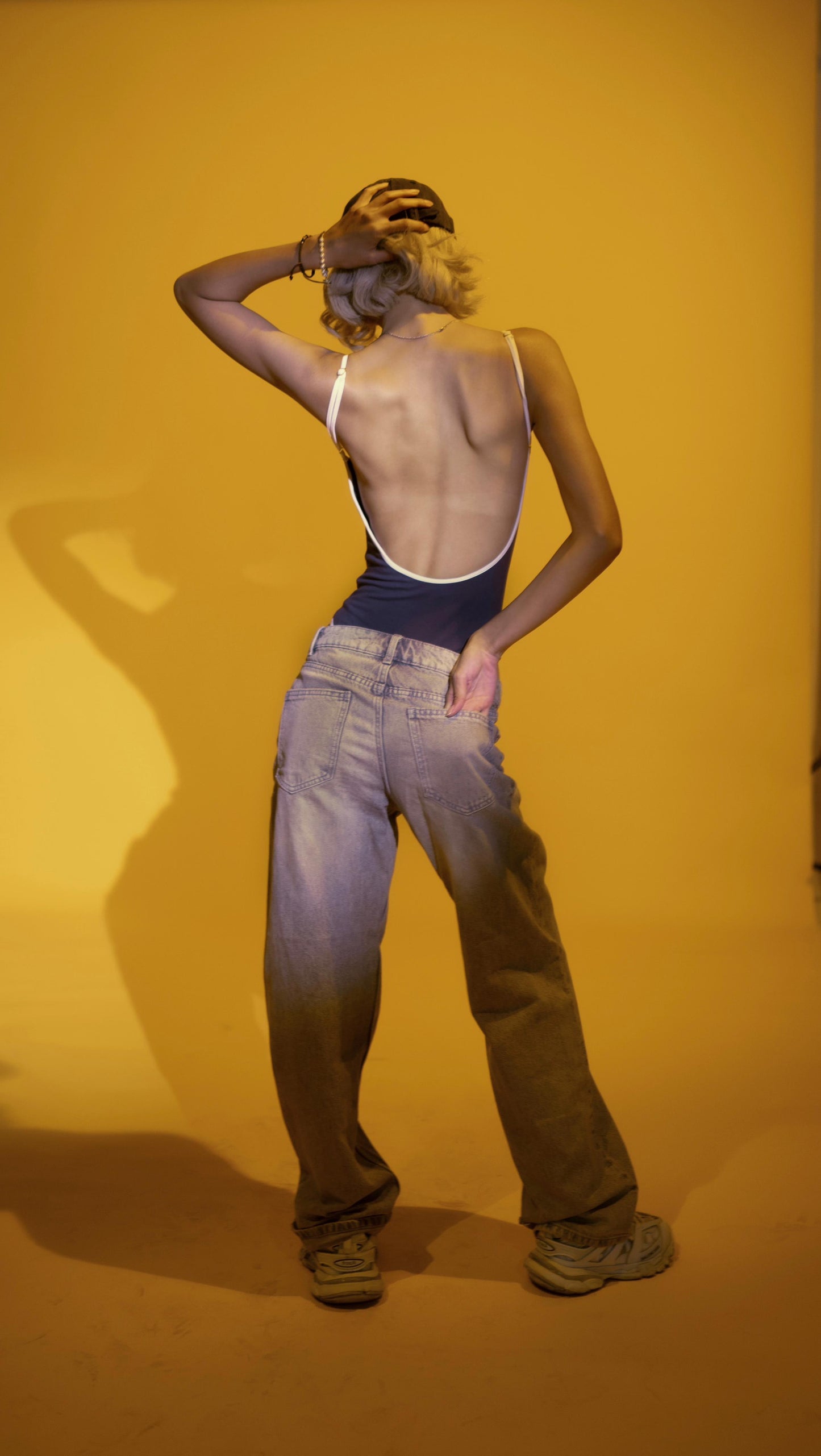 Bergamot Low-Cut Back Bodysuit
