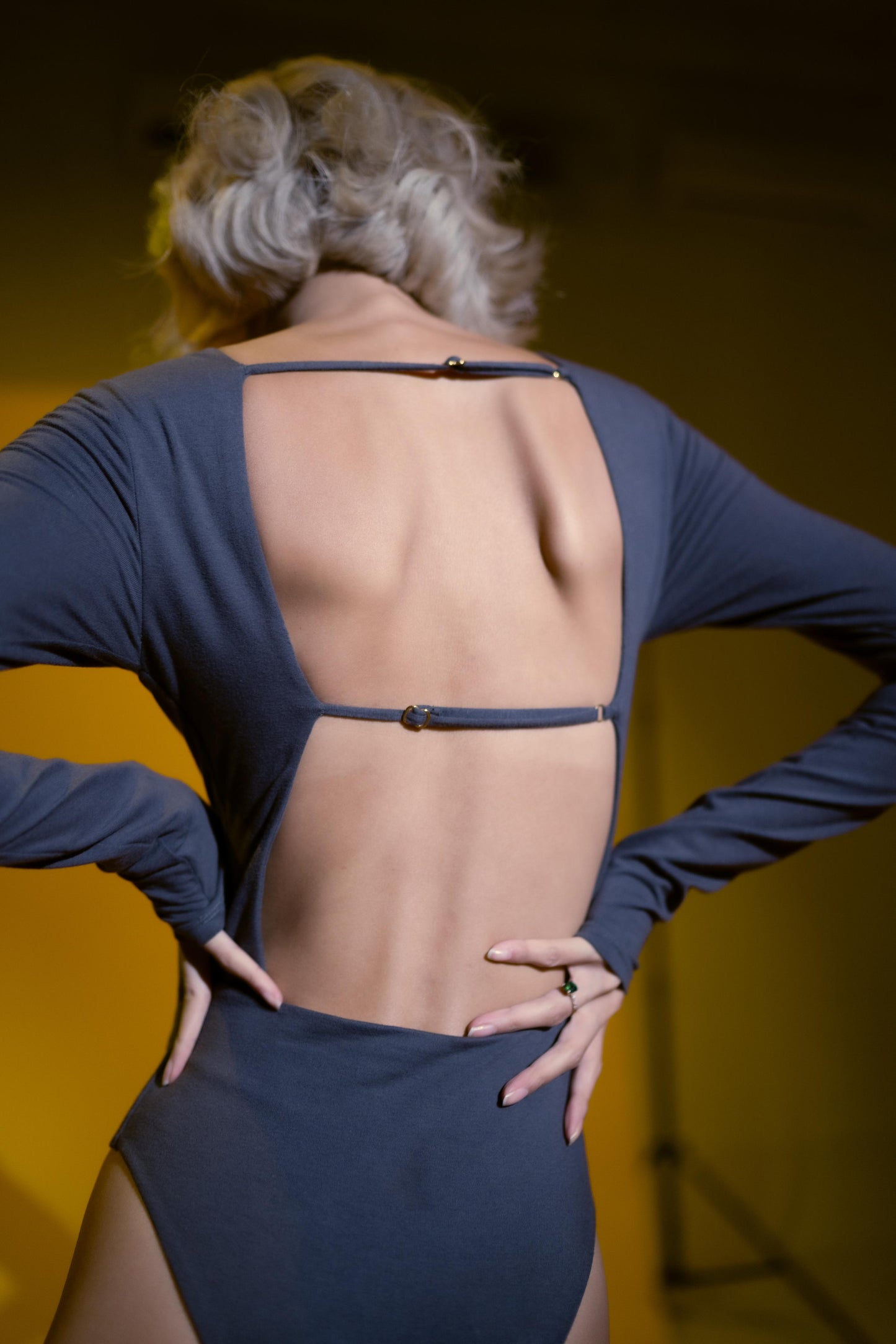 Tangelo Backless Bodysuit