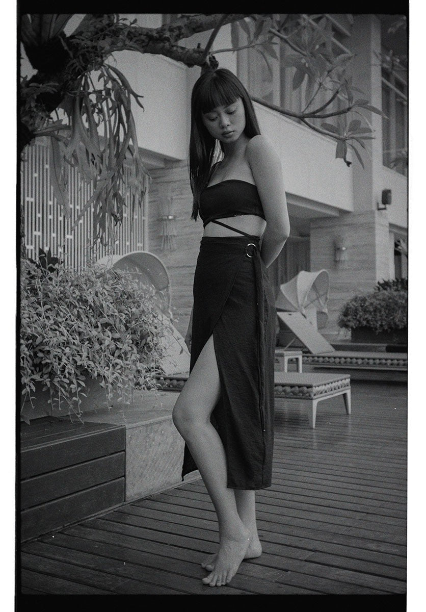 BODRUM SKIRT IN BLACK