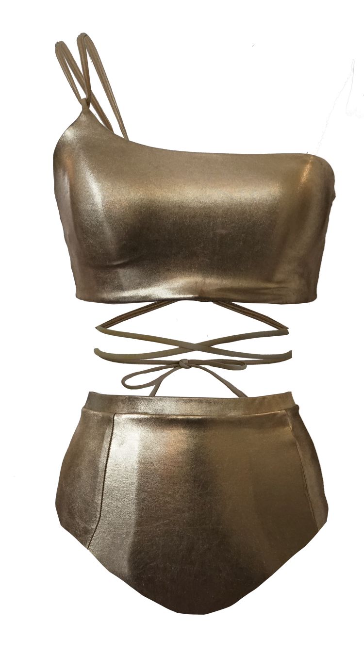 CALESTE BIKINI IN GOLD