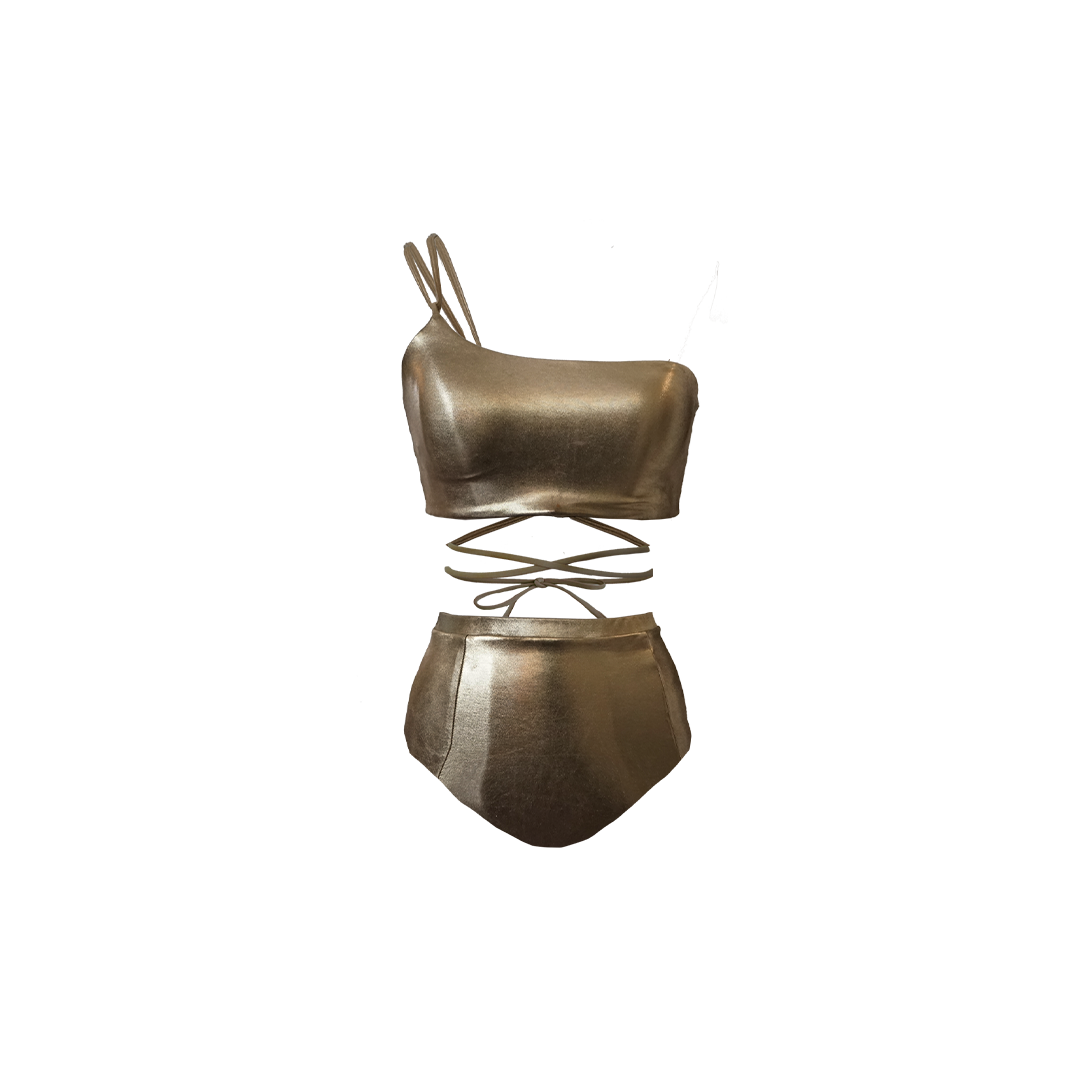 CALESTE BIKINI IN GOLD