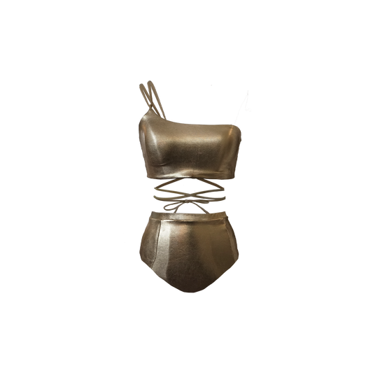 CALESTE BIKINI IN GOLD