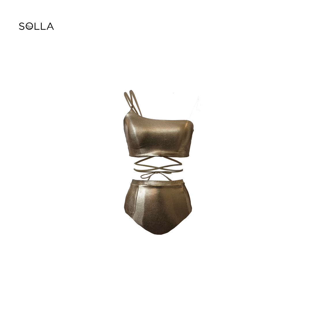 CALESTE BIKINI IN GOLD
