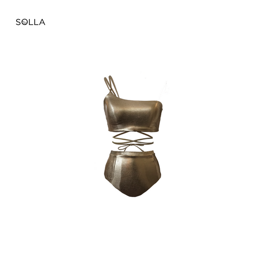 CALESTE BIKINI IN GOLD