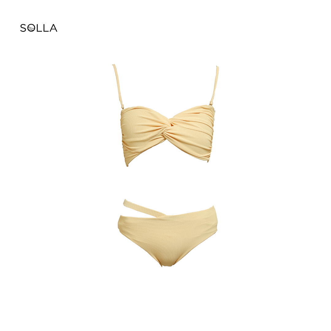 Cayman Bandeu Bikini in Lemon