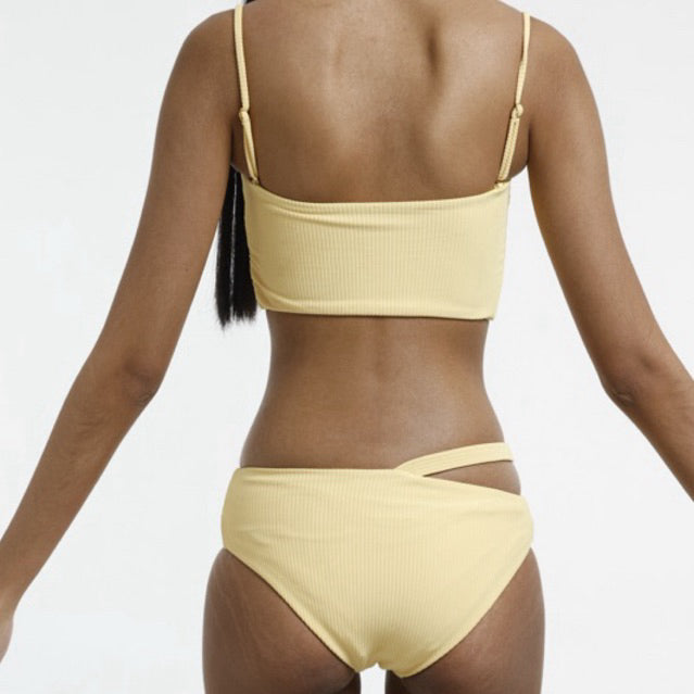 Cayman Bandeu Bikini in Lemon