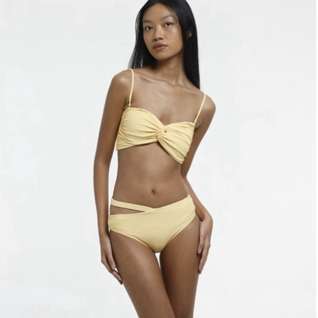 Cayman Bandeu Bikini in Lemon